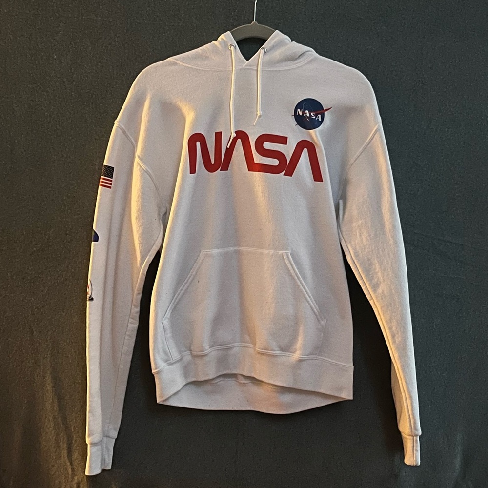 Bowery Supply Co. Men’s Small NASA Hoodie White